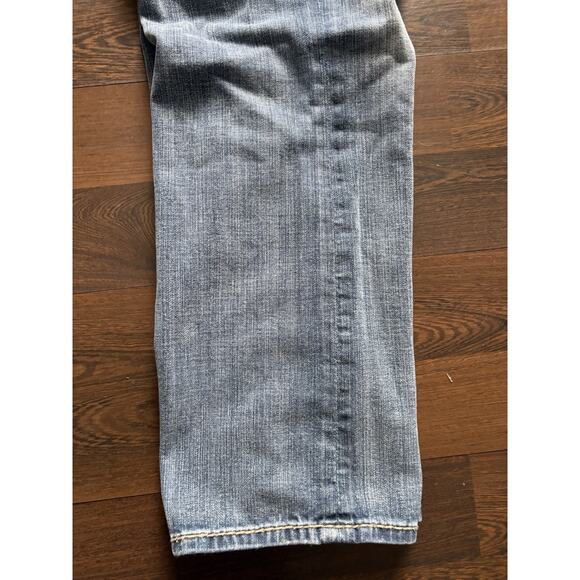 Men's Rock Revival Joshua Relaxed Fit Straight Denim Blue Jeans Sz 36X 30 - Picture 3 of 16